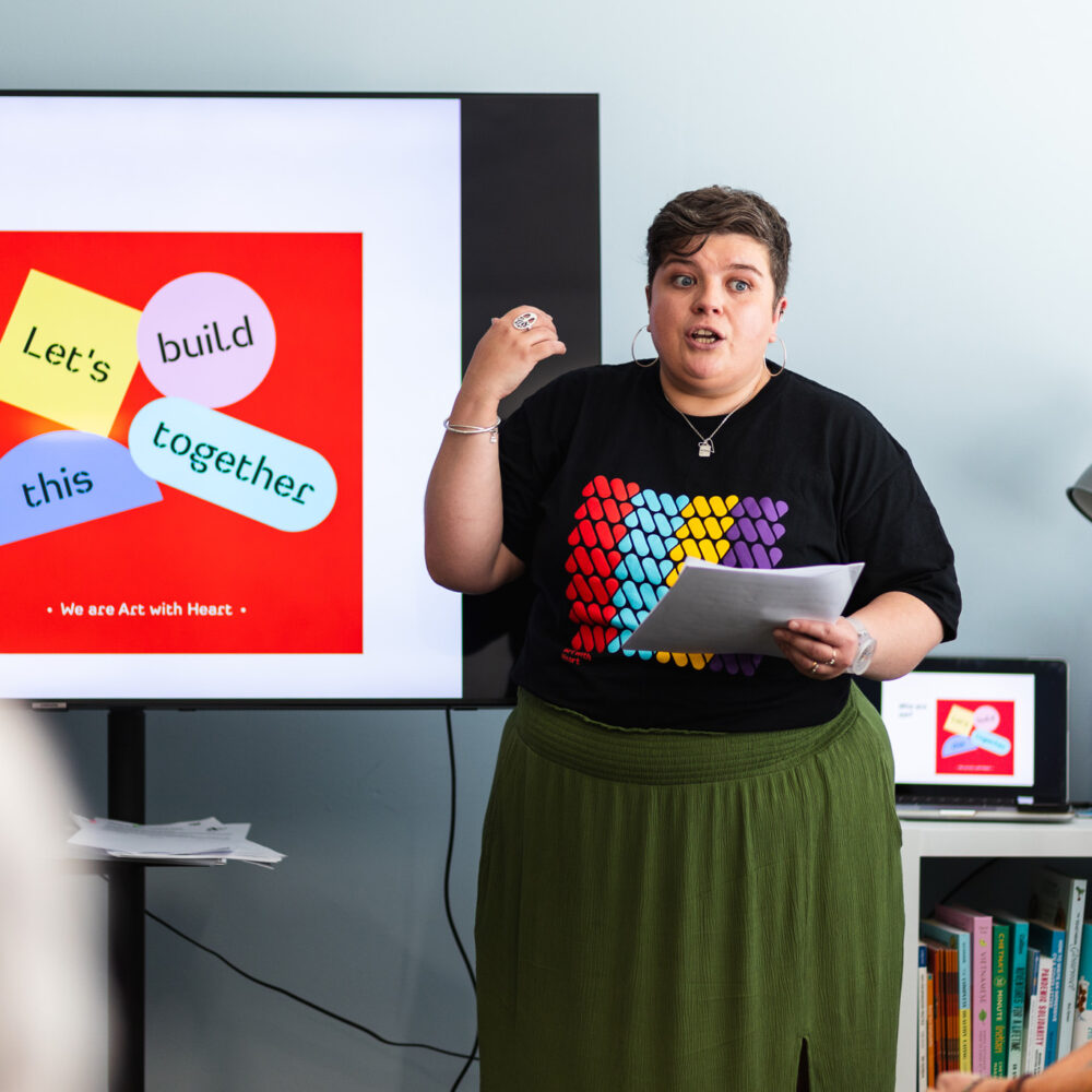 Sarah introducing the EDI workshop