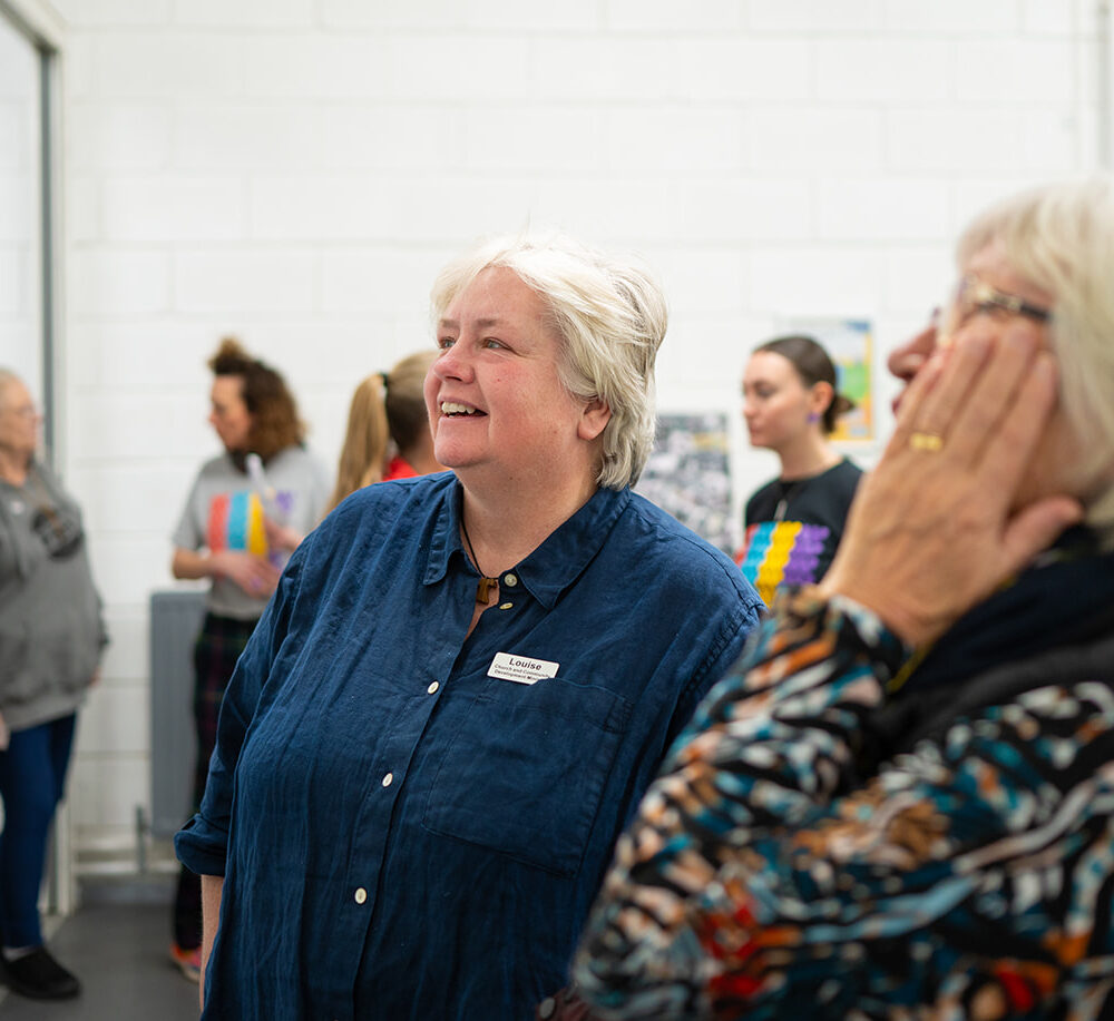 Broughton Community Centre staff at the Art Show