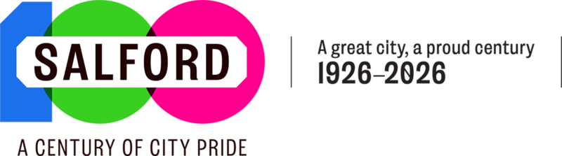 Salford 100 A century of Pride logo