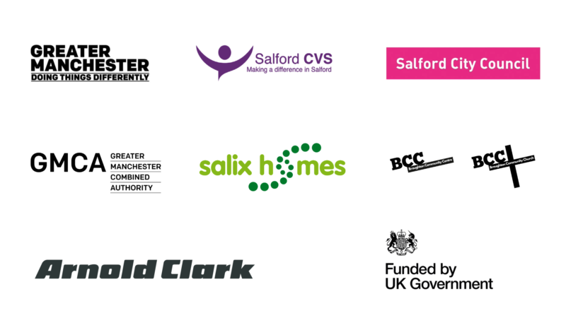 Banner tour project funders logos