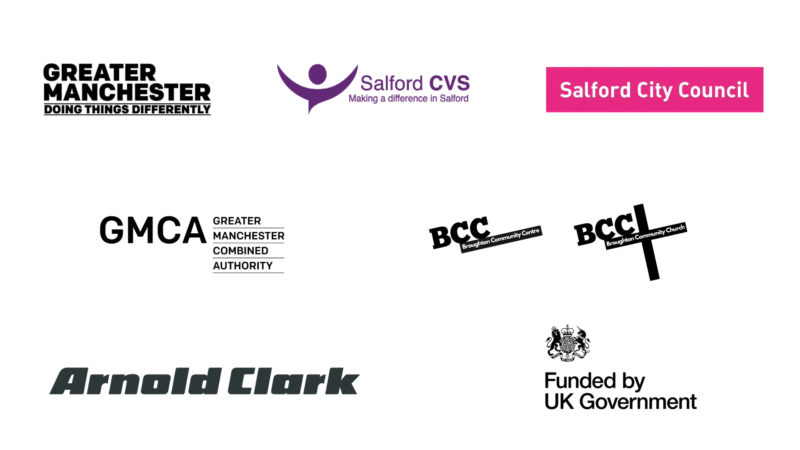 Banner tour project funders logos