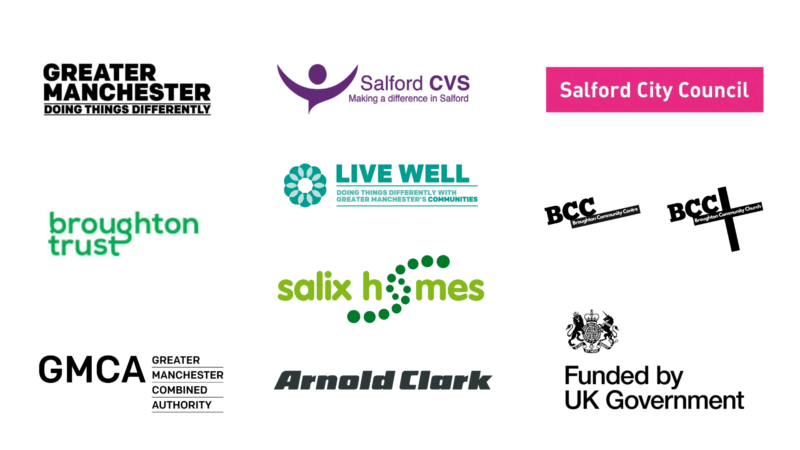 Banner tour project funders logos